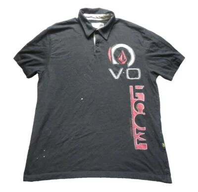 VOLCOM Shirt Adult 2XL XXL Slightly Removed Casual Collared Golf Polo Mens - Image 1 of 4