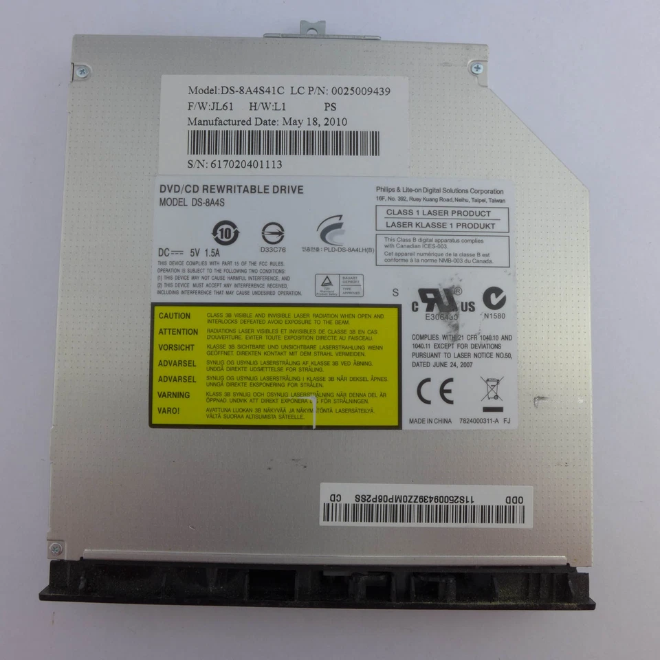 Lenovo G560 DS-8A4S DVD Laufwerk CD DVD ±RW Dual Layer LiteOn - Image 1 of 1