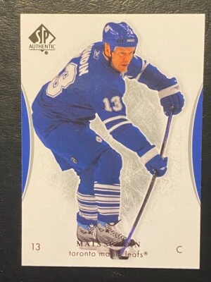 Mats Sundin 2007-08 Upper Deck SP Authentic #20 Toronto Maple Leafs - Image 1 of 2