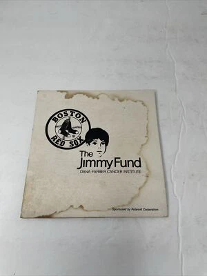 Vintage Jimmy Fund Polaroid Picture Original 1980's Baseball Boston Red Sox Rare - Image 1 of 4