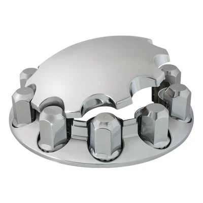 Peterbilt,Freightliner,Kenworth 铬 ABS 前轴保护套套件 33 毫米 — 第 1/2 张图片