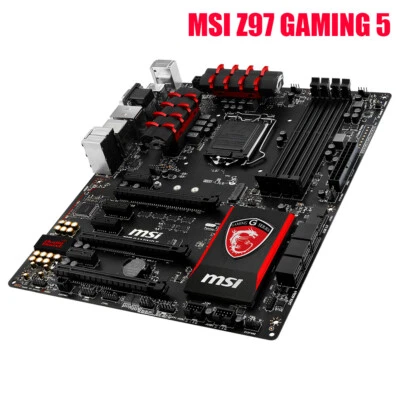 for MSI Z97 GAMING 5 32G Motherboard LGA 1150 SATA3 USB3.0 ATX Mainboard - Image 1 of 3