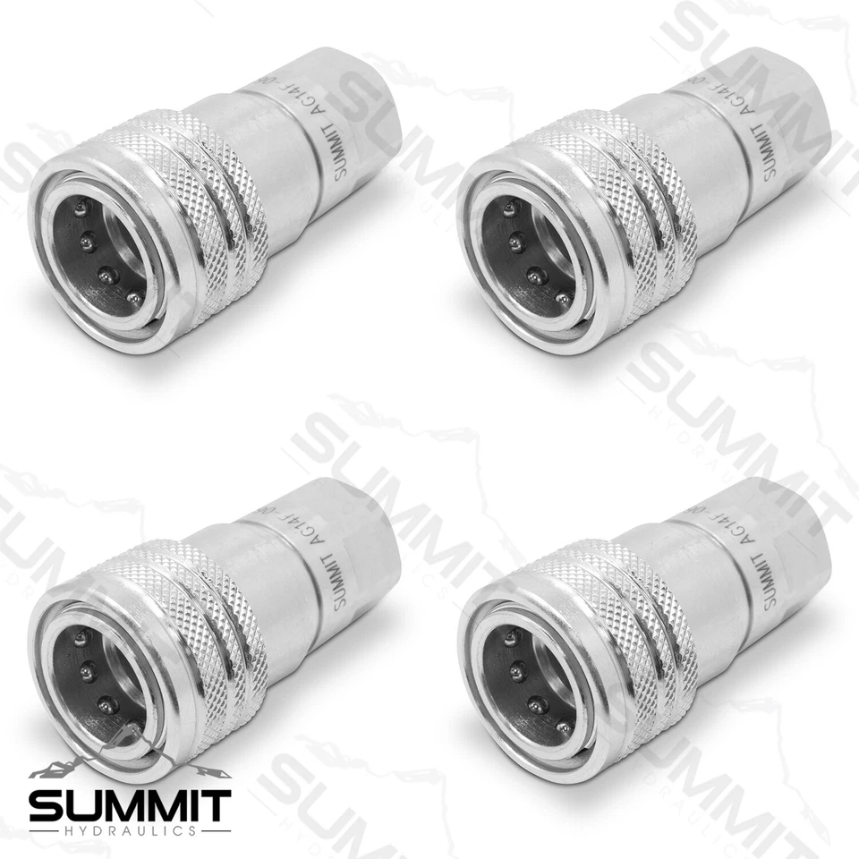 Acoplador rápido hidráulico hembra de repuesto John Deere LVA16843 1023 1025, 4PK Foto 1 de 1