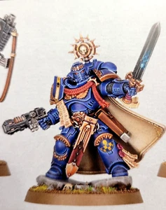 Space Marines Company Heroes Captain Power Sword + Fist Plasma Warhammer 40K - Picture 1 of 2