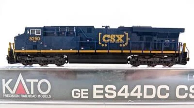 N Gauge KATO 176-8936 CSX Boxcar ES44DC Powered Diesel Cab 5250 with DCC - Image 1 of 4