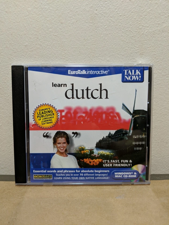 Talk Now! Learn Dutch - PC/MAC CD Rom Disc - Image 1 of 4