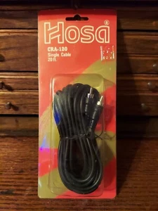 Hosa Technology CRA-120 Single Cinch auf Cinch Kabel 20 Fuß. Neu in Verpackung - Bild 1 von 6