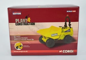 CORGI CC14701 THWAITES DUMPER ALLDRIVE 9 TONNELLATE PUNTA ANTERIORE PRESSOFUSO MODELLO 1:50 - Foto 1 di 7