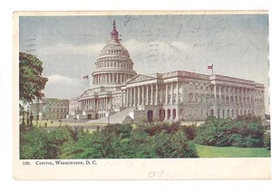 U.S. Capitol Building Washington D.C. Postcard Vintage UDB Undivided Back 1907 - Picture 1 of 2
