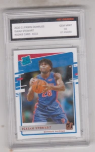 2020 - Donruss - Isaiah Stewart - Tarjeta de novato - gema graduada ¡¡como nueva 10!!! - Imagen 1 de 2