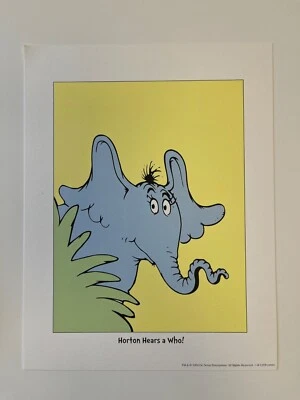 Dr. Seuss "¡Horton Hears a Who!" - Impresión artística Foto 1 de 2
