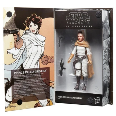FIGURAS DE ACCIÓN STAR WARS LA SERIE NEGRA PRINCESA LEIA ORGANA (CÓMIC) 6 PULGADAS Foto 1 de 4