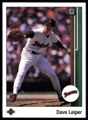 1989 Upper Deck Dave Leiper San Diego Padres #363 - Image 1 of 2
