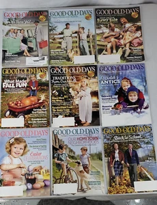 Good Old Days Magazine Lot of 9 - Nostalgic Stories & Memories Pre-owned - Imagen 1 de 12