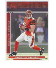 2006 Absolute Memorabilia Football Carson Palmer Spectrum Red Retail card #33
