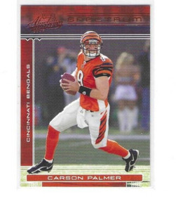 2006 Absolute Memorabilia Football Carson Palmer Spectrum Red Retail card #33