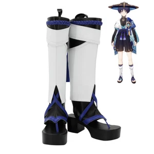 Zapatos Genshin Impact Wanderer Cosplay Hombres Botas - Imagen 1 de 4