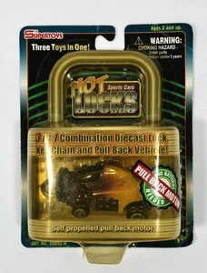 Hot Locks Sports Car By Supertoys 3 In 1 Combo Diecast. Lock Keychain & Car - Picture 1 of 5