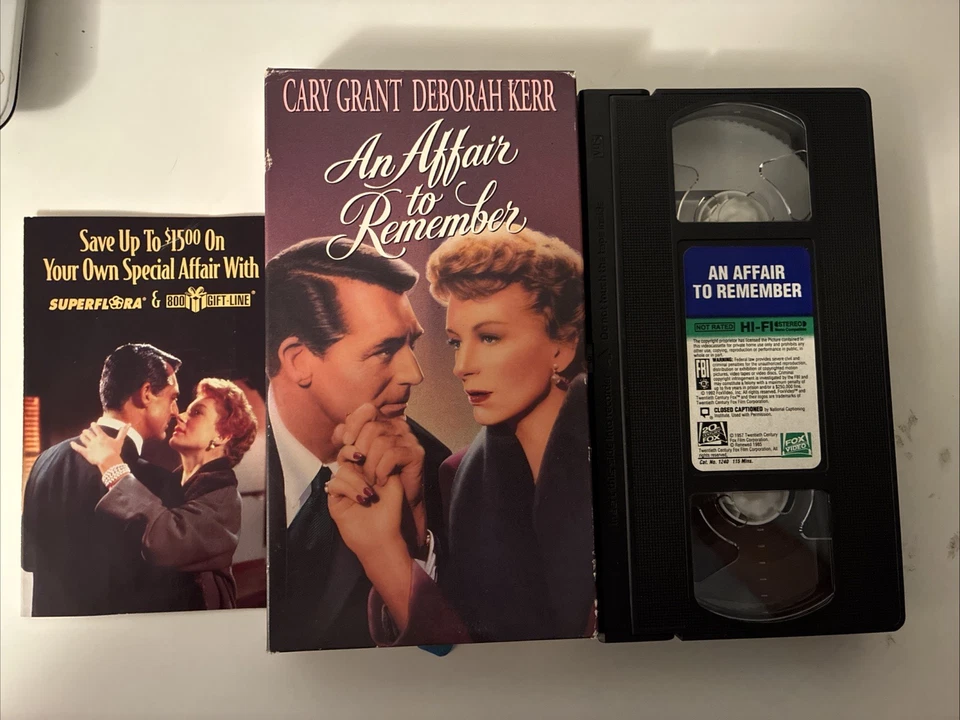 An Affair to Remember VHS Cary Grant Deborah Kerr Classic Romance – Charity Sale Foto 1 de 1