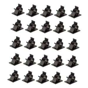 100PCS Self Adhesive Wire Holders Adjustable Cords Organizer Clamp Cord7807 - Afbeelding 1 van 10