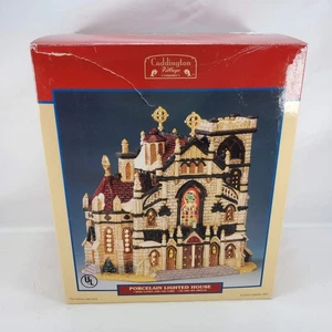 2003 Lemax Caddington Village Collection Porzellan beleuchtetes Kirchenhaus 35792A - Bild 1 von 13