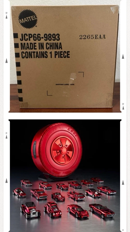 Mattel 80th Anniversary Hot Wheels Original 16 Rally Case Set - In Hand Ship Now - Image 1 of 1