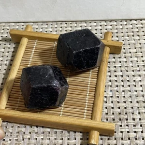 2 piezas 106 g Raras Piedras Preciosas Granate Natural Cristal Muestra Mineral Áspera - Imagen 1 de 8