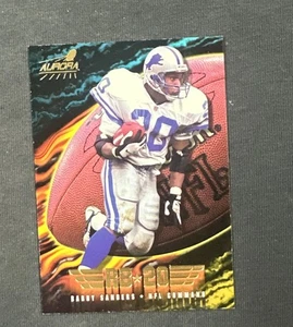 *1998 Pacific Aurora NFL Command #3 Barry Sanders !!! - Picture 1 of 2