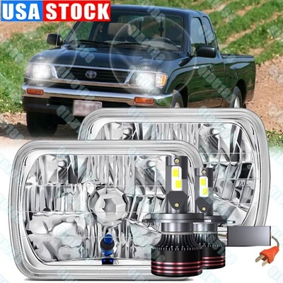 Juego de 2 faros LED 7x6 5x7 para camioneta Toyota 82-95 Tacoma 4Runner 1984-1991 Foto 1 de 4