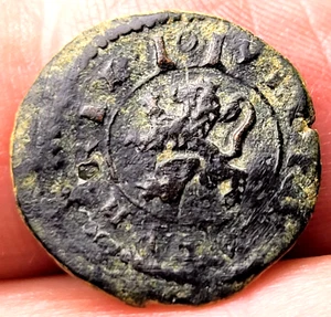 1619 Español 2 Maravedíes TESORO PIRATA Era Colonial Cob! 1,64 g - Imagen 1 de 2