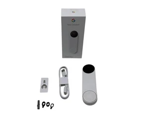 Google Nest Doorbell Türklingel mit Videofunktion akkubetrieben 960P Schwarz/Wei - Bild 1 von 6
