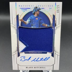 2024 National Treasures Baseball Blake Mitchell Patch Auto /25 #PMS-BM KC Royals - Picture 1 of 2