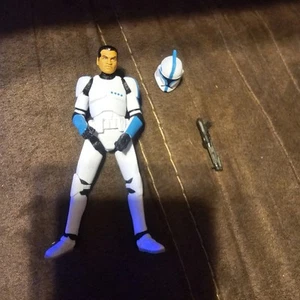 Star Wars Phase I CLONE TROOPER LIEUTENANT 3.75" 501st Legion Vintage Collection - Picture 1 of 3