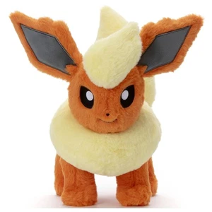 Pokemon Flareon Kutakuta Tatta! Plüsch M, 31 cm breit Neu Japan - Bild 1 von 4