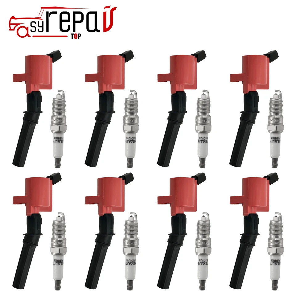 Bobina de encendido 8X + bujía de iridio para Mercury Grand Marquis 1998-2014  Foto 1 de 4