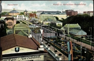 Ak Mannheim in Baden, Kunst- und Gartenbauausstellung - 3882438 - Picture 1 of 2