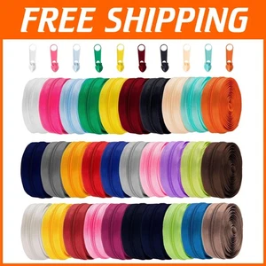 Sewing Zipper Rolls Set with 300 Sliders, 30 Colors - Picture 1 of 8