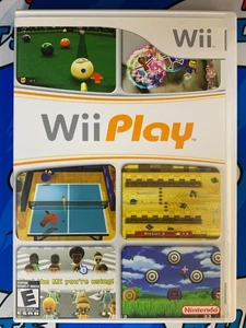 Wii Play - Nintendo Wii - CASE & MANUAL ONLY - NO GAME - Picture 1 of 4