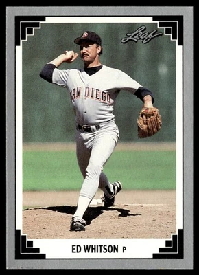 1991 Leaf Ed Whitson San Diego Padres #337 - Image 1 of 2