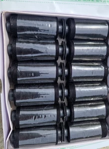 20 SPULEN SCHWARZ 100% BAUMWOLLE NÄHGARN ALLZWECK NÄHSPULEN +2Spulen GRATIS - Bild 1 von 4