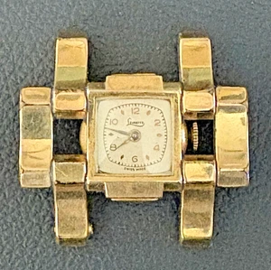 Vintage Levrette vergoldete Swiss Made mechanische Damenuhr (WIE BESEHEN) - Bild 1 von 2