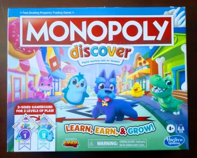 Monopoly Junior Descubre Piezas de Repuesto O Juego Completo APRENDE-GANA-CRECE Foto 1 de 4