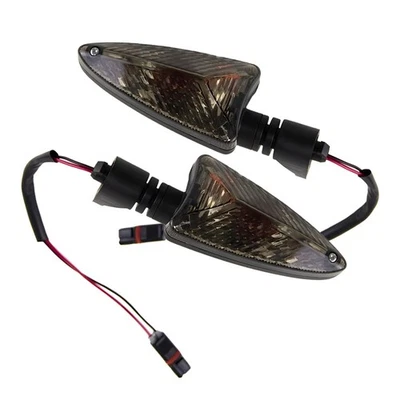 2x luces de señal de giro aptas para Triumph Tiger 800 Daytona 675 675R Foto 1 de 4