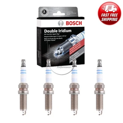 Genuine BOSCH Double Iridium Spark Plug 4PCS for Altima Cube NV200 Sentra L4 - Image 1 of 4