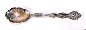 Vintage International Silverplate Scalloped Spoon Silver Plated 6" - Picture 1 of 4