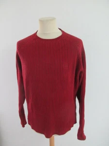 Pull homme occasion Timberland rouge Taille L - Imagen 1 de 4