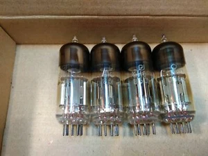 4pcs. 6N6P / E182CC / ECC99 Double Triode Tube,GOLD GRID! 80's ,Little Dot MKIII - Picture 1 of 2