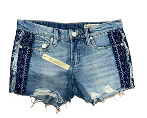 ¡NUEVO! Pantalones Cortos de Jean Boho BLANK NYC HIKER SHORT Envejecidos Talla 24 - Imagen 1 de 3
