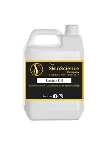 Castor Oil - 100% Pure Cold Pressed Hexane Free Natural Oil │Free Shipping - 1L - Picture 1 of 4