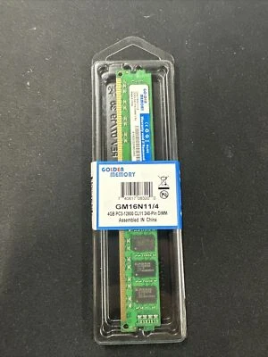 GOLDEN MEMORY - 4GB RAM DDR3 1600MHz (GM16N11/4) - Image 1 of 4